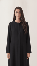 The Ismat Minimal Panel Detail Abaya - TAL by The Abaya Lab