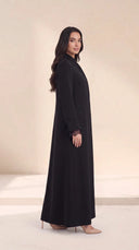 The Jabeen Tailored Abaya with Lace Cuff Detail - TAL by The Abaya Lab