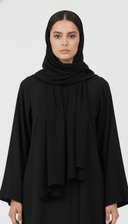 The Jana Asymmetric Button Panel Abaya - TAL by The Abaya Lab