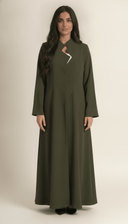 The Janan Asymmetric Collar Abaya - TAL by The Abaya Lab