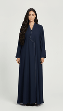 The Jihan Asymmetrical Piping Abaya - TAL by The Abaya Lab