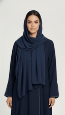 The Jihan Asymmetrical Piping Abaya - TAL by The Abaya Lab