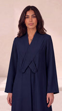 The Jouri Tailored Overlap Panel Abaya - TAL by The Abaya Lab