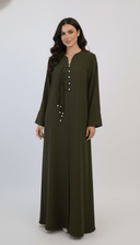 The Jumaan Signature Pearl Tassel Abaya - TAL by The Abaya Lab