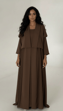 The Kai Autumn Brown Abaya - TAL by The Abaya Lab
