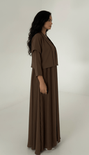 The Kai Autumn Brown Abaya - TAL by The Abaya Lab