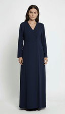 The Karima Tailored Wrap Front Abaya - TAL by The Abaya Lab