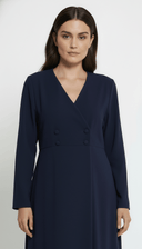 The Karima Tailored Wrap Front Abaya - TAL by The Abaya Lab