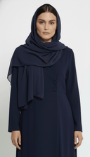The Karima Tailored Wrap Front Abaya - TAL by The Abaya Lab