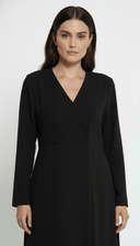 The Karima Tailored Wrap Front Abaya - TAL by The Abaya Lab