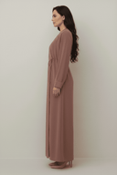 The Kenza Front - Tie Abaya - TAL by The Abaya Lab