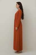 The Kenza Front - Tie Abaya - TAL by The Abaya Lab