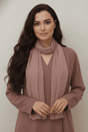 The Kenza Front - Tie Abaya - TAL by The Abaya Lab