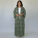 The Khulood Palm - Print Abaya - TAL by The Abaya Lab