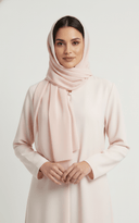 The Laleh Mandarin Tulip pearl Detail Abaya - TAL by The Abaya Lab