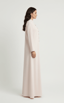 The Laleh Mandarin Tulip pearl Detail Abaya - TAL by The Abaya Lab