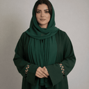 The Lama Cut Out Sleeve Open Abaya - TAL by The Abaya Lab