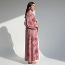The Lana Rose Pink Floral Abaya - TAL by The Abaya Lab