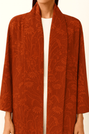 The Lana Rust Textured Abaya - TAL by The Abaya Lab