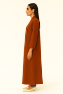 The Lana Rust Textured Abaya - TAL by The Abaya Lab