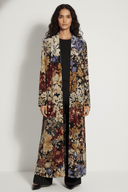 The Latifa Vintage Floral Velvet Abaya - TAL by The Abaya Lab