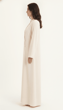 The Layal Braided Trim Pleated Detail Abaya - TAL by The Abaya Lab
