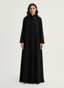 The Layan Relaxed Mandarin - Button Abaya - TAL by The Abaya Lab
