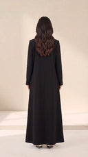 The Layla Tailored Abaya with Layered Cuffs - TAL by The Abaya Lab