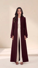 The Layla Tailored Abaya with Layered Cuffs - TAL by The Abaya Lab