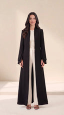 The Layla Tailored Abaya with Layered Cuffs - TAL by The Abaya Lab