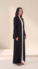 The Layla Tailored Abaya with Layered Cuffs - TAL by The Abaya Lab