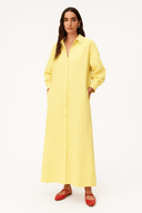 The Lemon Bloom Shirt Dress - TAL by The Abaya Lab