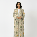 The Lina Botanical Print Abaya - TAL by The Abaya Lab