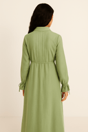 The Lina Drawstring Modest Dress - The Abaya Lab
