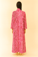 The Lina Pink Ikat Abaya - TAL by The Abaya Lab