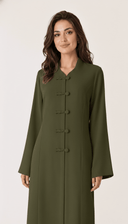 The Liyana Twisted Button Abaya - TAL by The Abaya Lab