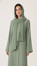 The Liyana Twisted Button Abaya - TAL by The Abaya Lab