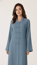 The Liyana Twisted Button Abaya - TAL by The Abaya Lab