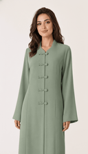 The Liyana Twisted Button Abaya - TAL by The Abaya Lab