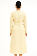 The Maha Ivory Button Down Dress - TAL by The Abaya Lab
