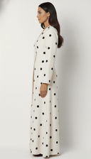 The Maha Polka Dot Wrap Abaya - TAL by The Abaya Lab