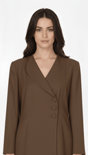 The Mahasin Half - Collar Tailored Abaya - TAL by The Abaya Lab