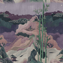 The Mahra Multicolor Scenic Print Abaya - TAL by The Abaya Lab