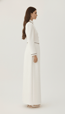 The Mahveen Tailored Contrast Piping Abaya - TAL by The Abaya Lab