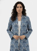 The Maitha Blue Floral Abaya - TAL by The Abaya Lab