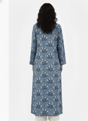The Maitha Blue Floral Abaya - TAL by The Abaya Lab