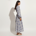 The Maitha Blue & White Shirt Dress - TAL by The Abaya Lab