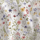 The Maitha Ivory Floral Lined Chiffon Abaya - TAL by The Abaya Lab