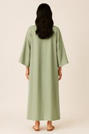 The Maitha Luxe Satin Abaya - TAL by The Abaya Lab