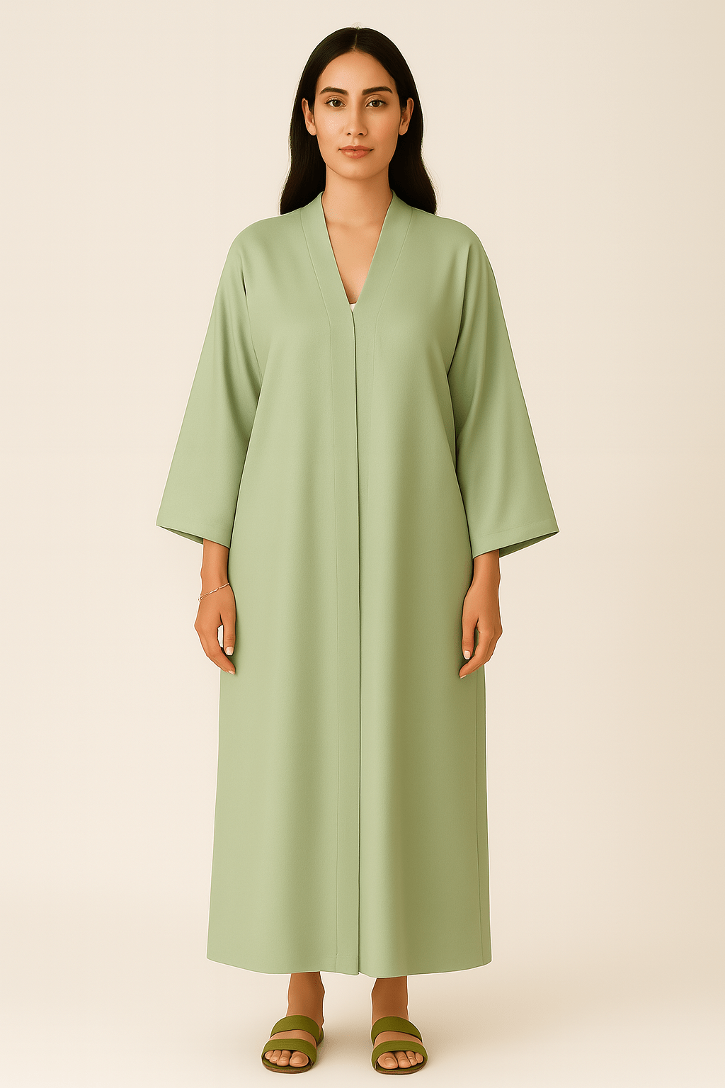 The Maitha Luxe Satin Abaya - TAL by The Abaya Lab